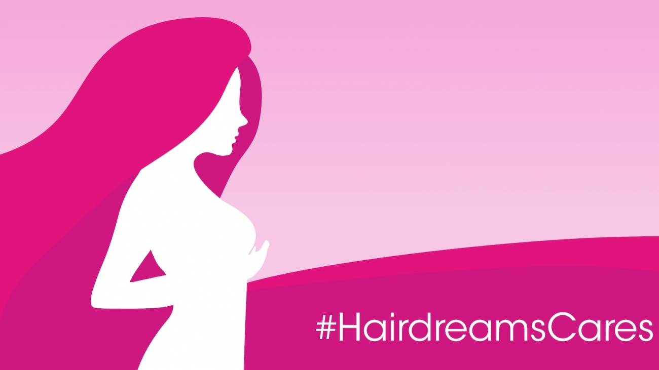 Titelbild Hairdreams Brustkrebskampagne